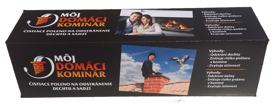 čistič komina môj domaci kominar na odstránenie dechtu a sadzí