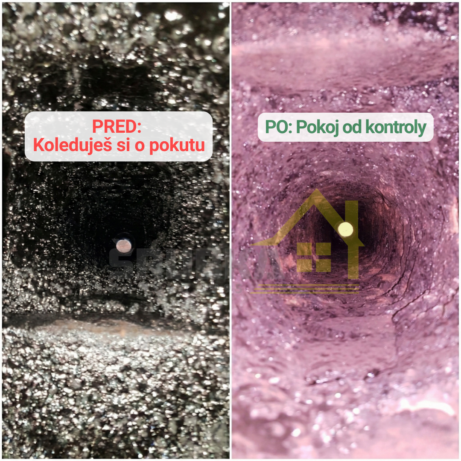 Pokuta za dym z komína a čistenie